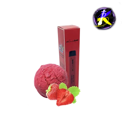 Elux Bomb 3500 Strawberry Ice Cream (Земляника Мороженое) Одноразовый POD 602 - фото интернет-магазина Кальянер