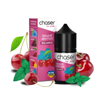 Жидкость Chaser Cherry Menthol Balance (Вишня Ментол, 50мг, 30мл) 25857 - фото интернет-магазина Кальянер