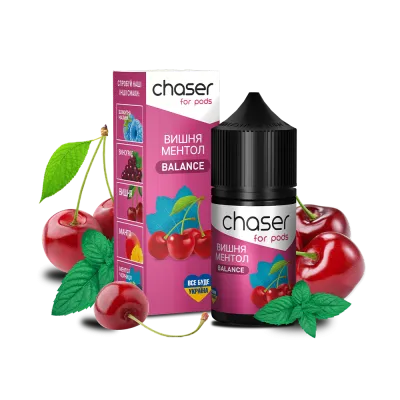 Рідина Chaser Cherry Menthol Balance (Вишня Ментол, 50мг, 30мл) 25857 - фото інтернет-магазина Кальянер