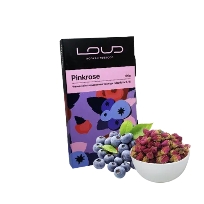 Табак Loud Pinkrose (Пиркроуз, 100 г)   8280 - фото интернет-магазина Кальянер