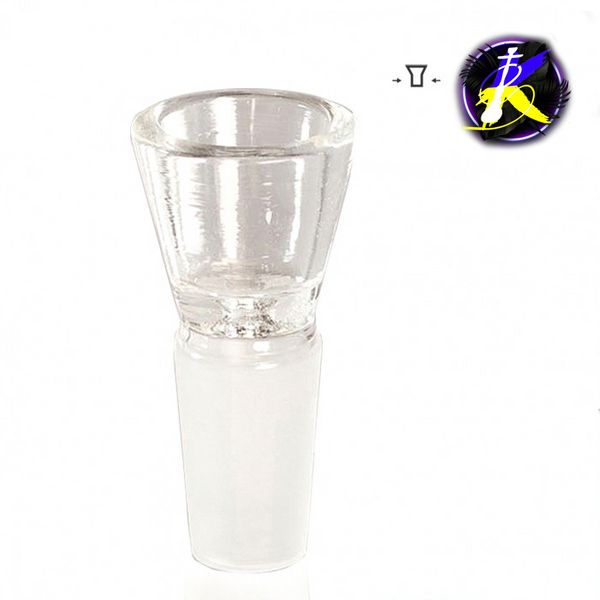 ВІДЕРЦЕ GLASS BOWL - SOCKET:14.5MM WITH SMALL HOLE 250856 - фото інтернет-магазина Кальянер