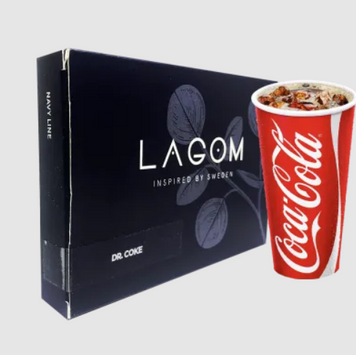 Тютюн Lagom Navy Dr. Coke (Кола, 200 г) 22499 - фото інтернет-магазина Кальянер