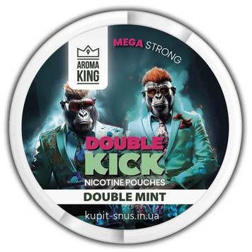 Снюс Aroma King NoNic Double Mint 50 мг 346309 - фото інтернет-магазина Кальянер