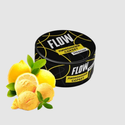 Табак Flow Лимонный Сорбет (100 г) 22730 - фото интернет-магазина Кальянер
