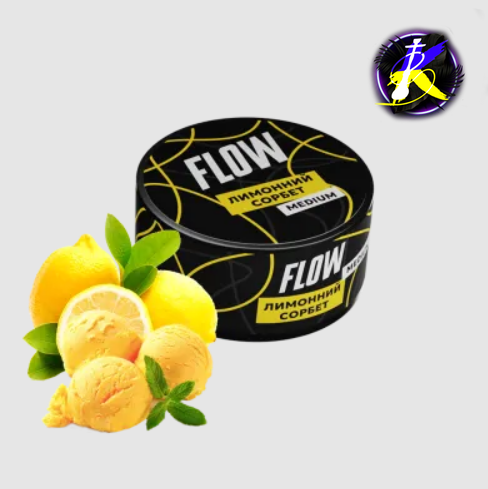 Табак Flow Лимонный Сорбет (100 г) 22730 - фото интернет-магазина Кальянер
