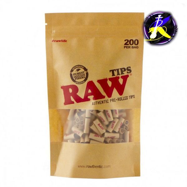 Фильтры RAW Authentic Pre-Rolled 200шт/уп 34763 - фото интернет-магазина Кальянер