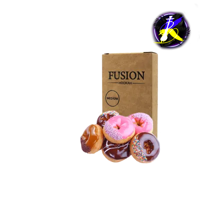 Тютюн Fusion Medium Glaze Donuts (Пончик з Глазур'ю, 100 г)   3790 - фото інтернет-магазина Кальянер