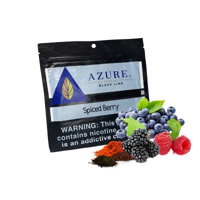 Тютюн Azure Black Spiced Berry (Спайсд Беррі, 100 г)   9824 - фото інтернет-магазина Кальянер