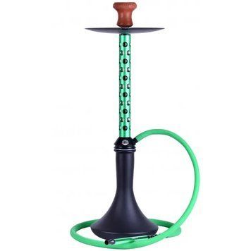 Кальян Yahya Aludots Green на колбі Craft Black Mate 75 см 3248 - фото интернет-магазина Кальянер