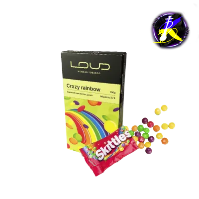 Тютюн Loud Crazy rainbow (Крейзі Рейнбоу, 100 г)   20763 - фото інтернет-магазина Кальянер