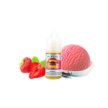 Жидкость Elfliq Strawberry snow (Клубничное Мороженое, 50 мг, 30 мл) 21071 - фото интернет-магазина Кальянер