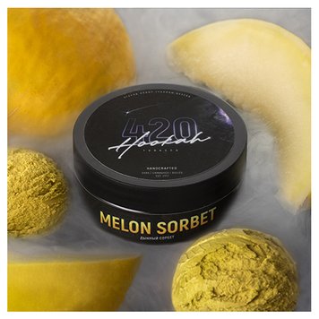 Тютюн 420 Melon Sorbet (Диня сорбет, 100 г) 6756 - фото інтернет-магазина Кальянер