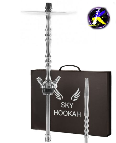 Шахта Sky Hookah Classic Silver 60 см 3400099 - фото интернет-магазина Кальянер