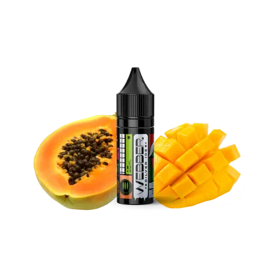 Рідина Webber Silver Ice Mango Papaya (Манго Папайя, 50 мг, 15 мл) 20357 - фото інтернет-магазина Кальянер