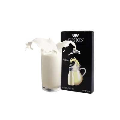 Табак Fusion Medium Milk (Молоко, 100 г)   3798 - фото интернет-магазина Кальянер