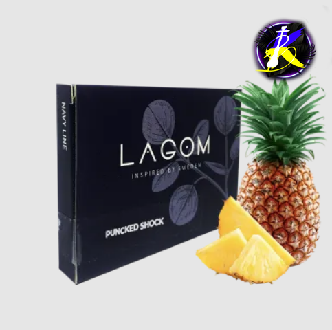 Тютюн Lagom Navy Puncked Shock (Ананас, 40 г) 22459 - фото інтернет-магазина Кальянер