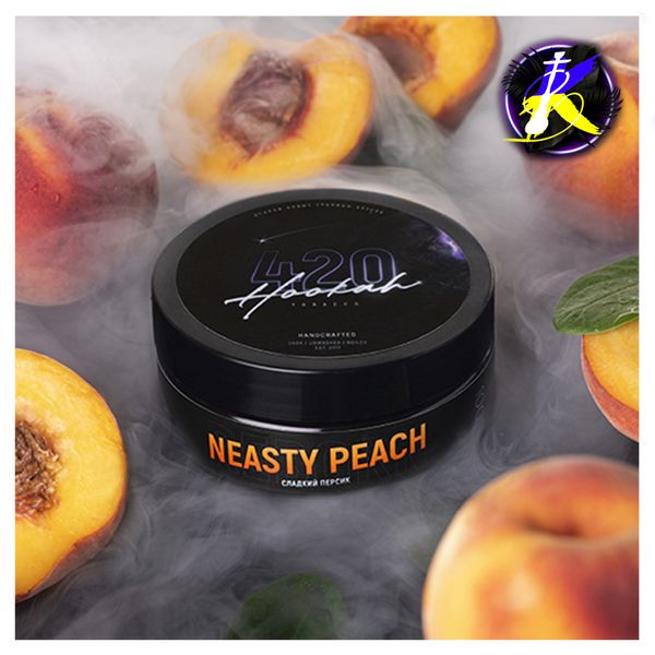 Табак 420 Neasty Peach (Персик, 100 г) 2617 - фото интернет-магазина Кальянер