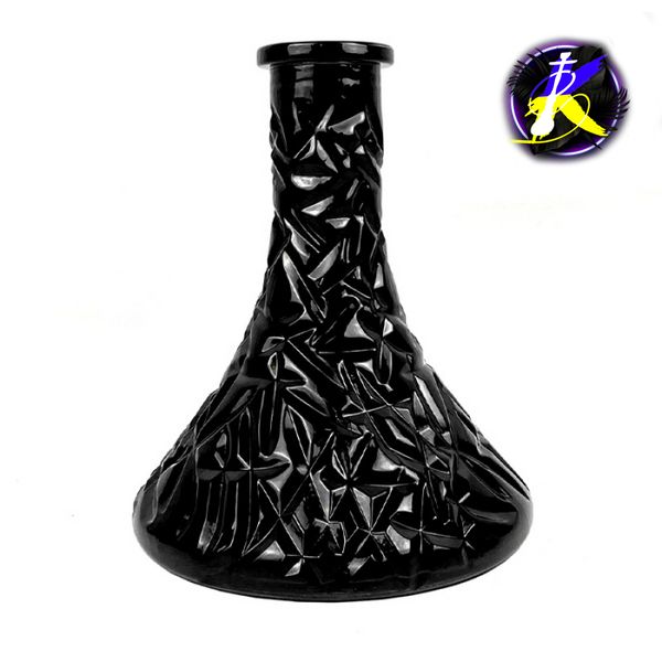 Колба KOHANA Craft Crystal Black 25,5 см 74825048 - фото інтернет-магазина Кальянер