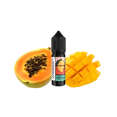 Жидкость Webber Salt Mango Papaya (Манго Папайя, 50 мг, 15 мл) 20457 - фото интернет-магазина Кальянер