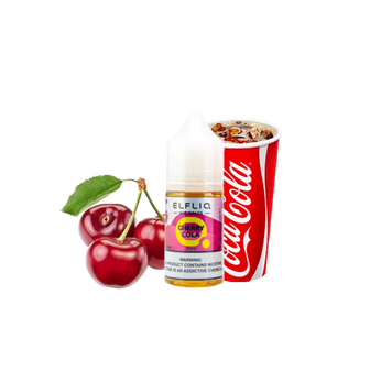 Жидкость Elfliq Cherry cola (Вишнёвая кола, 50 мг, 30 мл) 21065 - фото интернет-магазина Кальянер