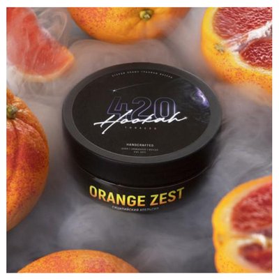 Табак 420 Orange Zest (Сицилийский апельсин, 100 г) 6755 - фото интернет-магазина Кальянер