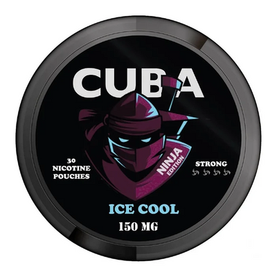 Снюс Cuba Ninja Ice Cool 150 мг 373573 - фото інтернет-магазина Кальянер