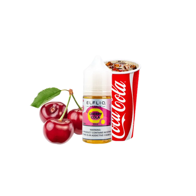 Рідина Elfliq Cherry cola (Вишнева кола, 50 мг, 30 мл) 21065 - фото інтернет-магазина Кальянер