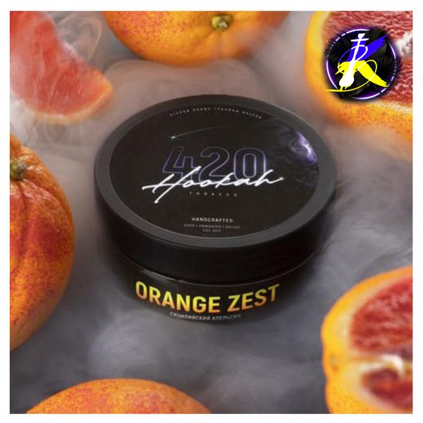 Табак 420 Orange Zest (Сицилийский апельсин, 100 г) 6755 - фото интернет-магазина Кальянер