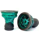 Чаша 420 Bowls Uranum Northern Light Green + Тютюн 420 Морозиво з червоних ягід 3255 - фото интернет-магазина Кальянер