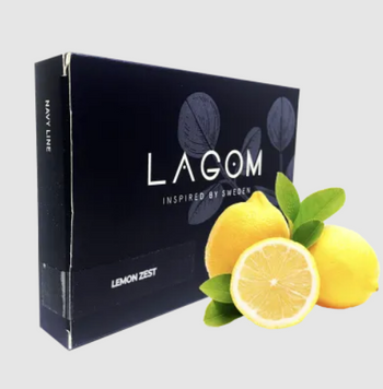 Тютюн Lagom Navy Lemon Zest (Лимон, 200 г) 22484 - фото інтернет-магазина Кальянер