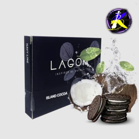 Табак Lagom Navy Island Cocoa (Орео Кососовое молоко, 40 г) 22452 - фото интернет-магазина Кальянер