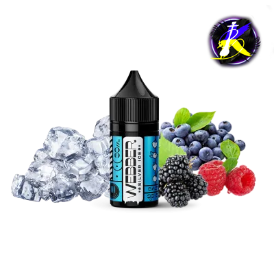 Жидкость Webber Silver Ice Berry Mix Cooler (Ягодный Микс с холодом, 50 мг, 30 мл) 20366 - фото интернет-магазина Кальянер