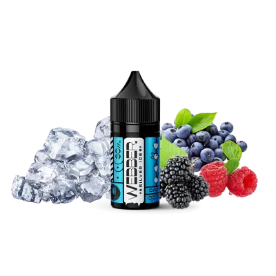 Рідина Webber Silver Ice Berry Mix Cooler (Ягідний Мікс із холодом, 50 мг, 30 мл) 20366 - фото інтернет-магазина Кальянер