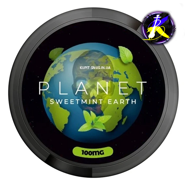 Снюс Planet Sweet Mint Earth 100 мг 537353 - фото інтернет-магазина Кальянер