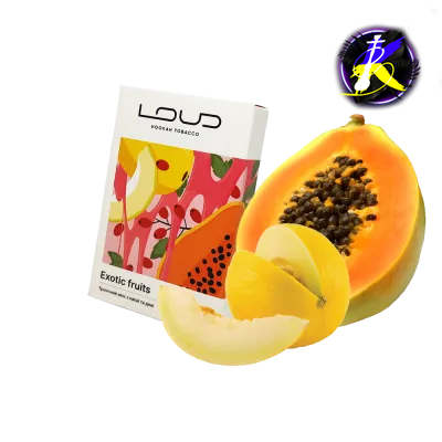 Тютюн Loud Light Exotic fruits (Екзотичні фрукти, 50 г)   21368 - фото інтернет-магазина Кальянер