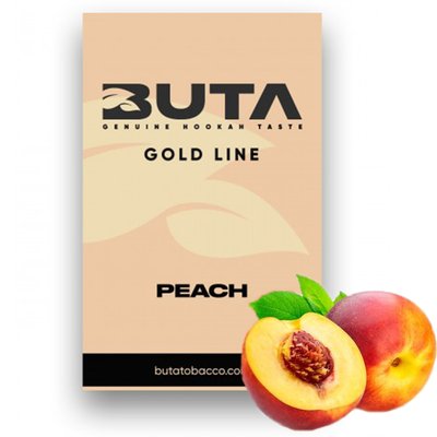 Тютюн Buta Gold Peach (Персик, 50 г) 762 - фото інтернет-магазина Кальянер