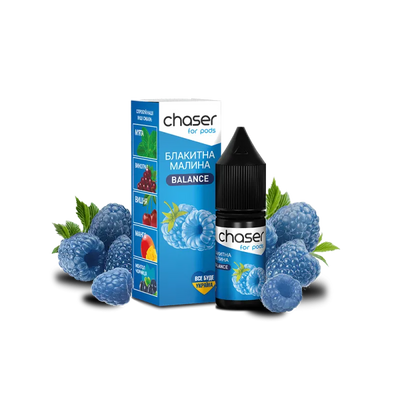 Жидкость Chaser Blue Raspberry Balance (Синяя Малина, 60 мг, 10 мл) 21894 - фото интернет-магазина Кальянер