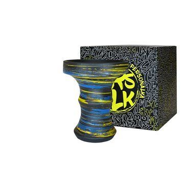 Чаша Personalka Bowl Blue Yellow (синьо-жовта) kb012 - фото інтернет-магазина Кальянер