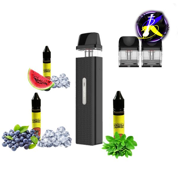 Готовый набор - Vaporesso XROS Mini Kit 1000 Black (Черный, с картриджем) Многоразовый POD 4363463 - фото интернет-магазина Кальянер