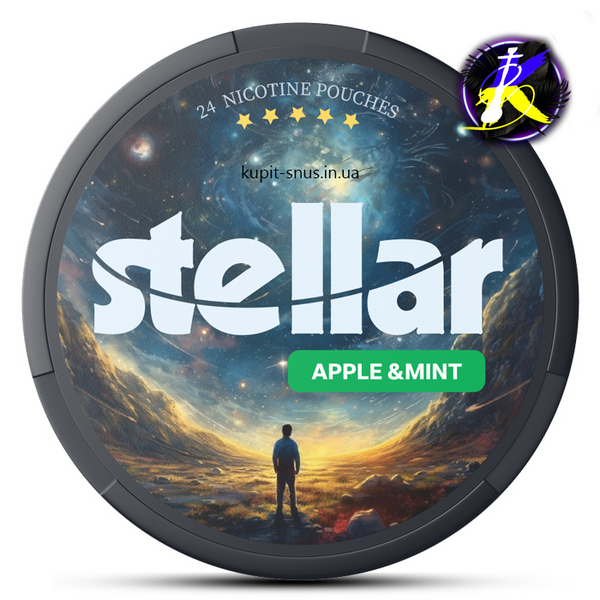 Снюс Stellar Apple Mint 8595 - фото інтернет-магазина Кальянер