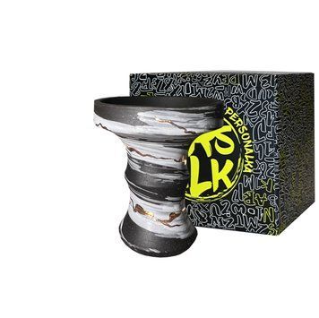 Чаша Personalka Bowl Gold White (золотисто-біла) kb011 - фото інтернет-магазина Кальянер