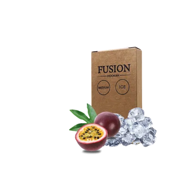 Табак Fusion Medium Ice Passion Fruit (Маракуйя, 100 г)   3862 - фото интернет-магазина Кальянер