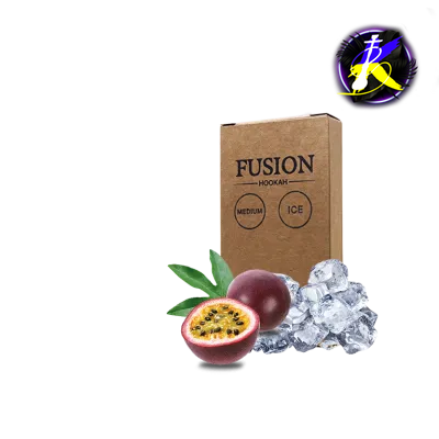 Тютюн Fusion Medium Ice Passion Fruit (Маракуя, 100 г)   3862 - фото інтернет-магазина Кальянер