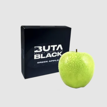 Табак Buta Black Green Apple (Зеленое яблоко, 100 г) 9960 - фото интернет-магазина Кальянер