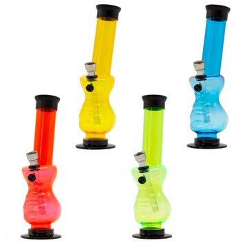 БОНГ АКРИЛОВИЙ AMSTERDAM | GRIP BONG H:20CM - SG:10MM 88343 - фото інтернет-магазина Кальянер