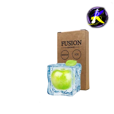 Табак Fusion Medium Ice Apple (Ледяное Яблоко, 100 г)   3793 - фото интернет-магазина Кальянер