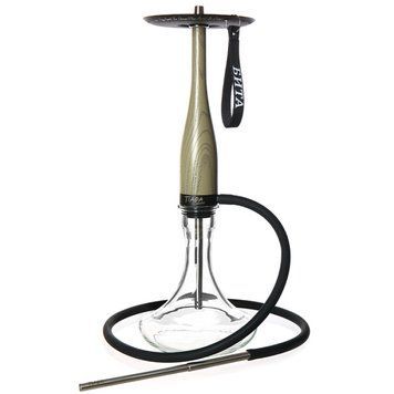 Кальян Tiaga Hookah Бита Khaki на колбі Craft Clear 70 см 67346 - фото интернет-магазина Кальянер