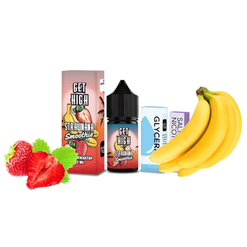 Набор для самозамеса Get High Strawnana Smoothie (Стравнана Смузи, 50 мг, 30 мл)