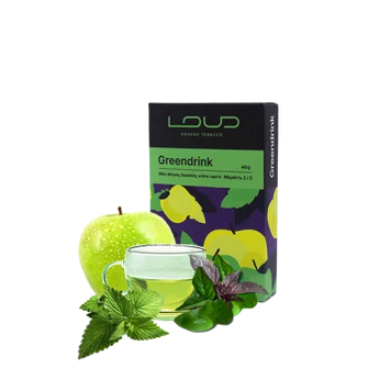 Тютюн Loud Greendrink (Гріндрінк, 40 г)   8300 - фото інтернет-магазина Кальянер