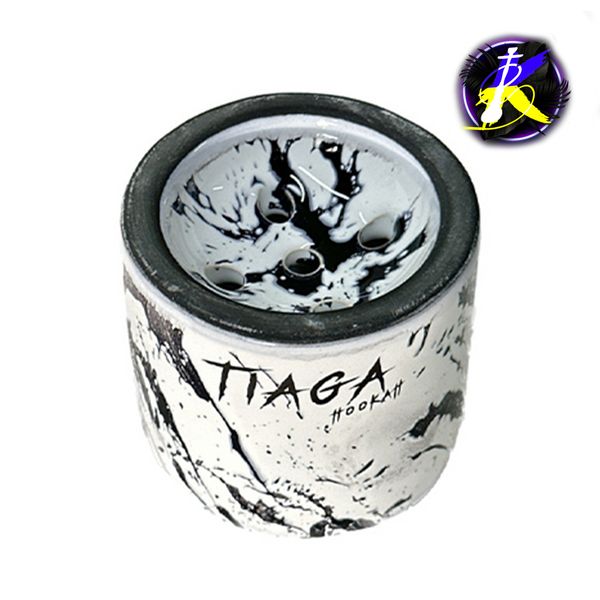 Чаша Tiaga Hookah White Hurricane 4452 - фото інтернет-магазина Кальянер